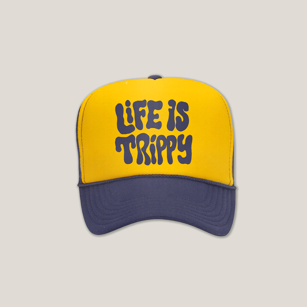 Trippy Trucker (Navy-Yellow)